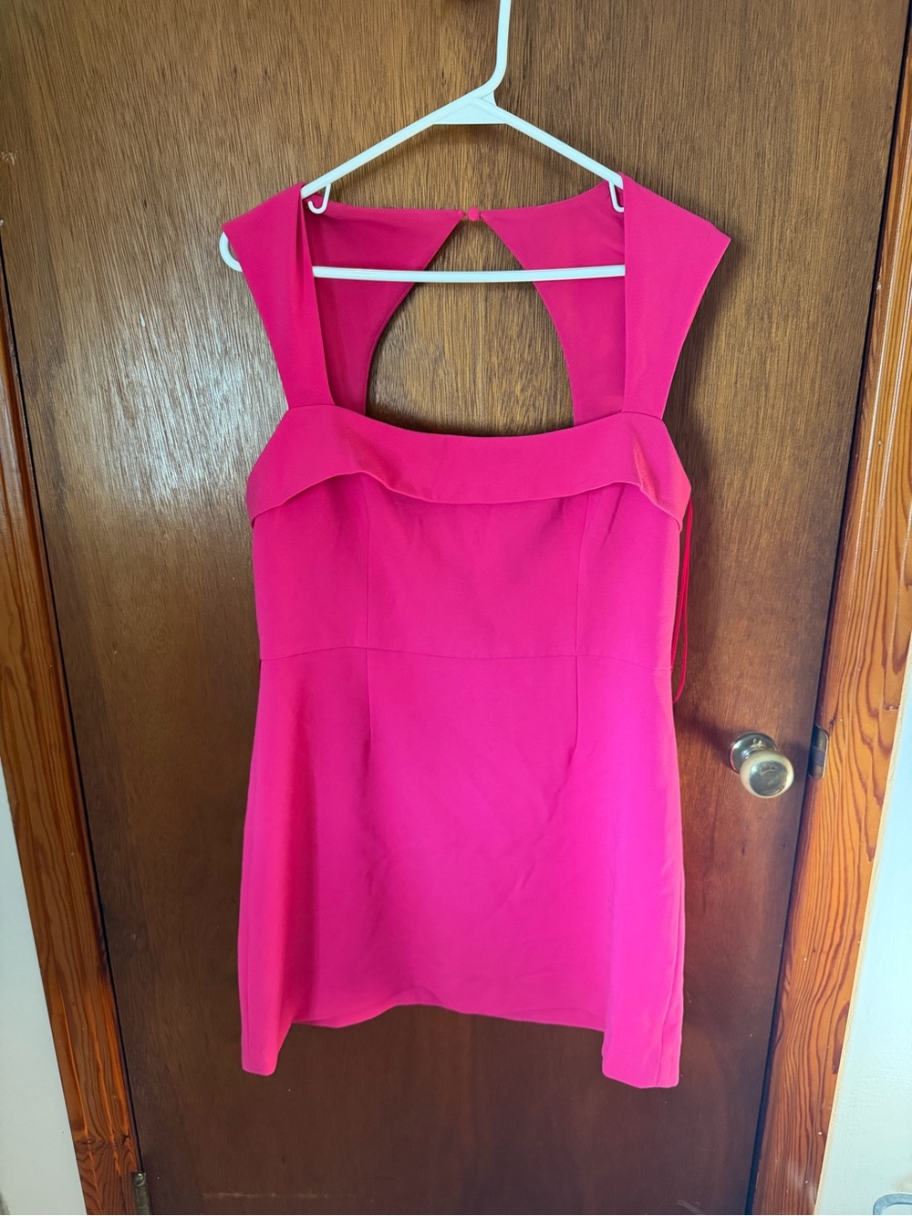 French Connection Hot Pink Sleeveless Mini Dress